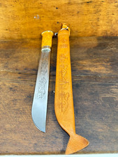 Coltello Sami Finlandese Artigianale J. Marttiini Lama Manico Legno Betulla Regalo F Nord