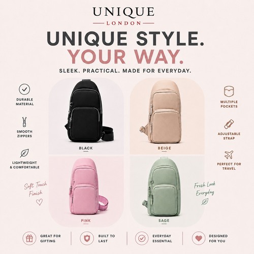 Unica borsa tracolla unisex - unica, a