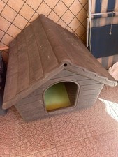 Cuccia casetta per cani cane cm 100X105X90 Colore Marrone 