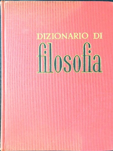 Dizionario filosofia - dizionario, di