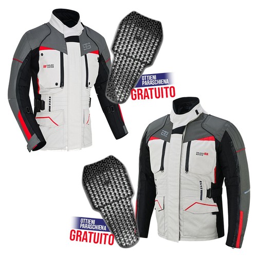 Giacca moto tessuto - da,