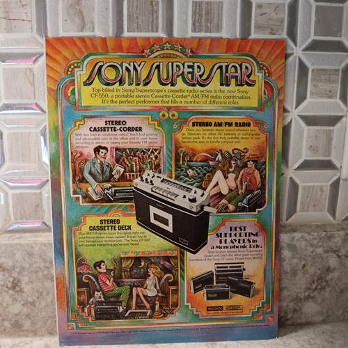 Sony superscope tape - sony, 1972