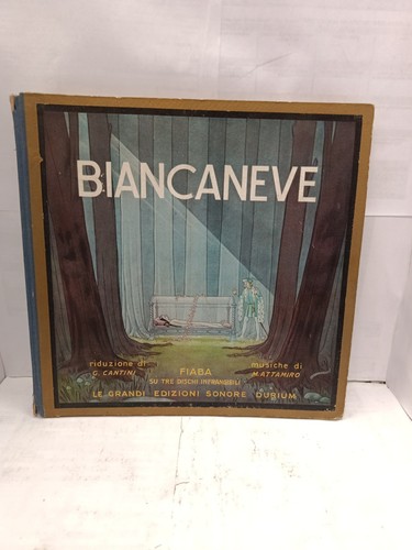 Libro biancaneve dischi - lp/libro,
