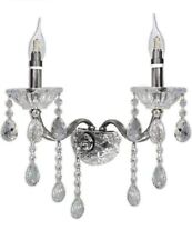 Applique candelabro cristallo 2 bracci
