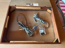 Plinto plinth Thorens TD150 + cavo di rete, cavo di segnale, piedini, fondello.