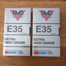 2x Videocassetta VHS vuota PMD