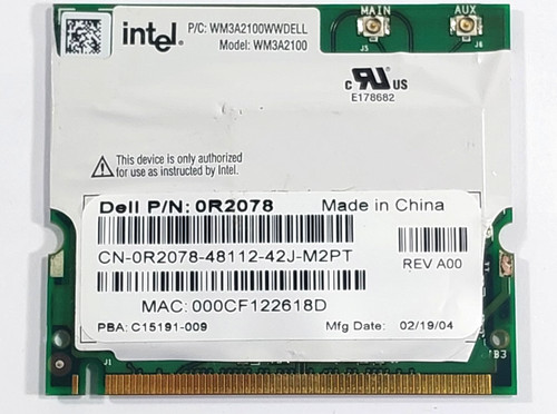 Scheda wireless wifi dell - scheda,