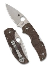 Spyderco Native 5 Coltello Pieghevole Leggero Marrone FRN 15V Acciaio C41PBN15V5