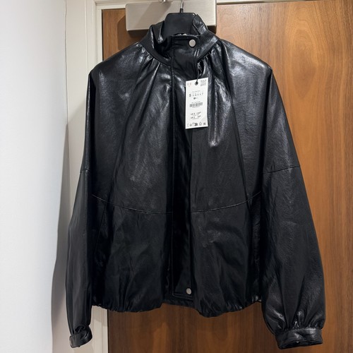 Giubbotto bomber zara ecopelle - giubbotto,