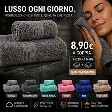Asciugamani Set 1+1 Cotone