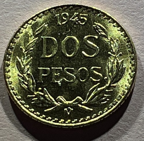 1945 messico pesos dos - messico,