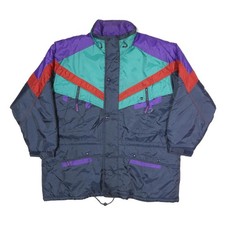 Uomo Blu Navy Viola & Verde