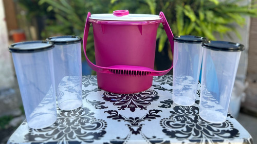 Tupperware secchio con set - tupperware,