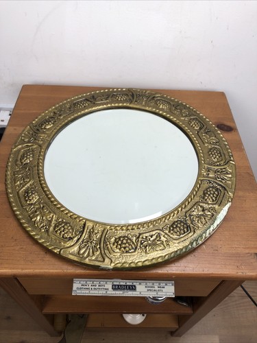 Specchio vintage ottone con - vintage, in