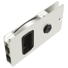 Flush lock for aluminum