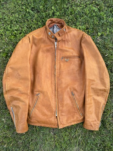 Giacca pelle moto schott - giacca,