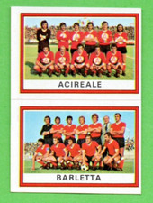 CALCIATORI PANINI 1973 74 ACIREALE BARLETTA N° 591 NUOVA CON VELINA AJO'