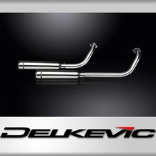 HONDA VT750 SHADOW SPIRIT 08-18 SCARICO COMPLETO 2-2 410mm SILENZIATORE PERSONALIZZATO BULL NOSE