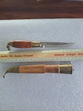 Coltello puuko finlandese vintage testa di cavallo