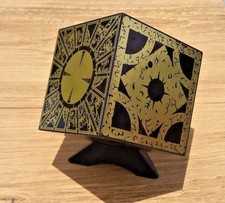 Hellraiser Puzzle Box Foil Face Cube Lament Configurazione con Supporto TAGLIA INTERA