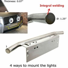 Supporto staffa supporto targa paraurti anteriore barra toro universale 23" resistente