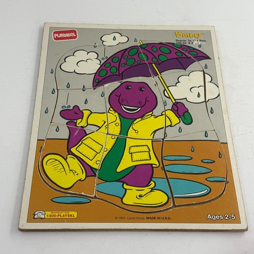 Barney dino puzzle - dino, legno