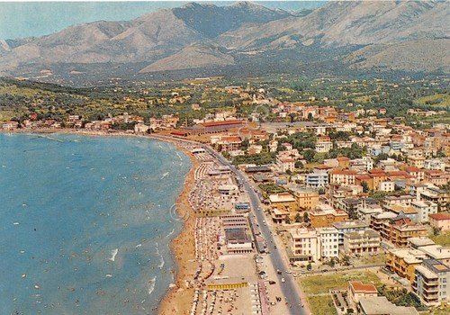 Cartolina scauri veduta aerea - cartolina,