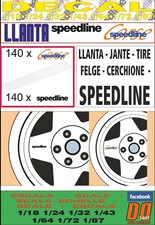 DECAL LLANTA - JANTE - TIRE - FELGE - CERCHIONE SPEEDLINE & SPEEDLINE CORSE (01)