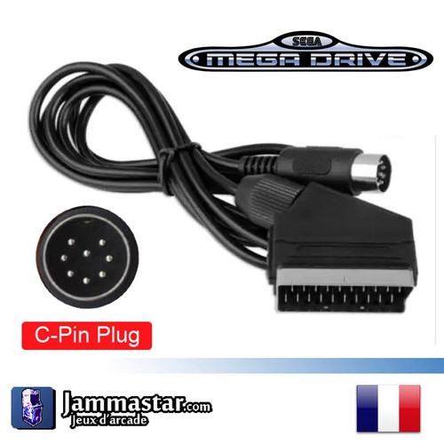 Câble vidéo rgb pour - câble, mega