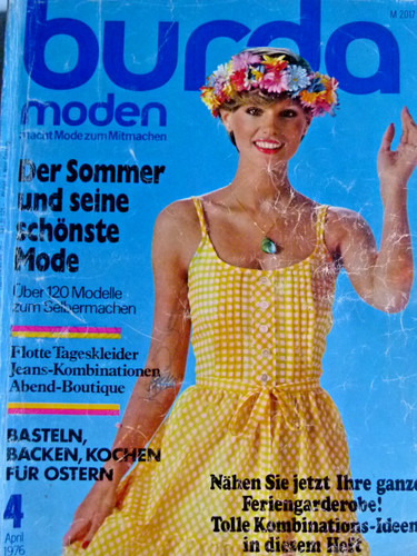 Vecchio quaderno moda burda - vecchio,