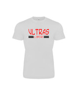 T-shirt Ultras Liberi bianco-rosso blu Manica Corta Cotone maglia casual
