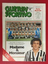 GUERIN SPORTIVO 1982/34 Poster FALCAO ROMA HVIDOVRE COPENAGHEN UNCINI GONG