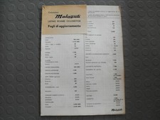Listino Ricambi MALAGUTI TOTEM 4M RALLY CAVALCONE RADIALE HOMBRE Epoca anni 70