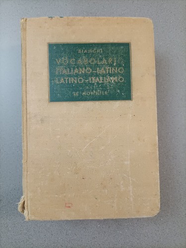 Vocabolario latino italiano - vocabolario,