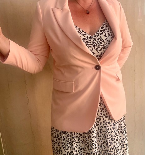 Giacca blazer rosa max - giacca,