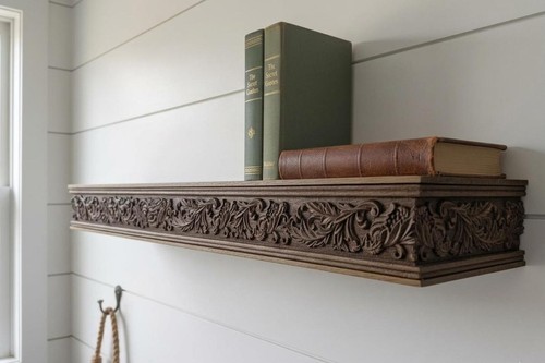 Scaffale galleggiante fatto - scaffale,