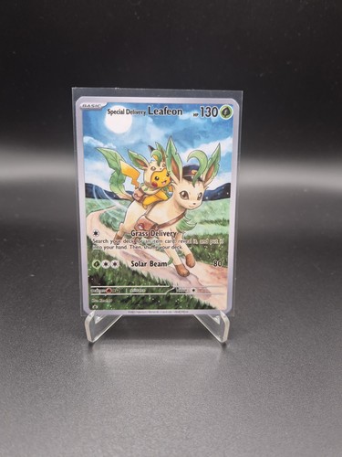 Special delivery leafeon card - delivery,