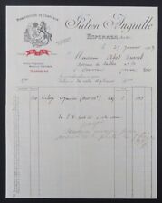 Fattura 1927 ATTESAZA Julien