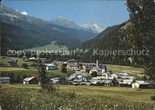 Sta Maria Muestair Ortsansicht mit Piz Daint