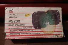 Altoparlanti porta cruscotto auto furgone Phoenix 4" 60 watt max vintage nuovi vecchio magazzino