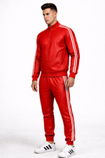 Tuta da uomo in vera pelle di