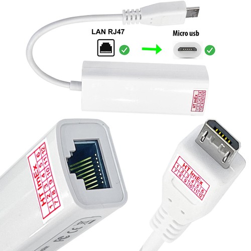 Adattatore lan bianco - bianco, micro