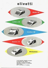 ADVERTISEMENT 1953 OLIVETTI 22