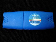 Pen Drive USB Il Popolo della Libertà Berlusconi Presidente, vintage come nuova.