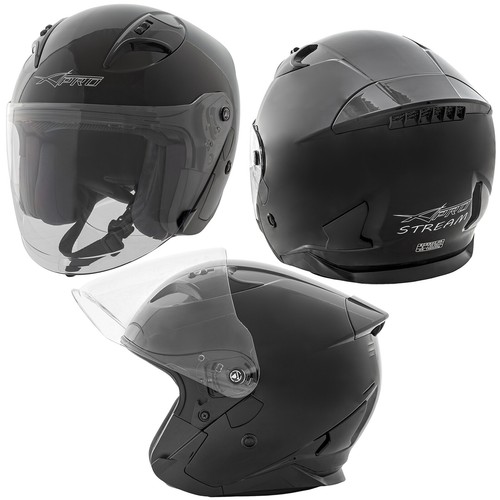 Casco jet moto aperto visiera - jet,