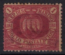 SAN MARINO 1892 STEMMA 1 LIRA