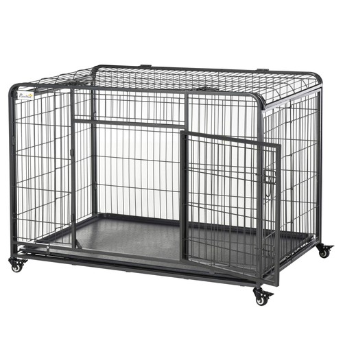 Pawhut kennel gabbia per - gabbia, cani