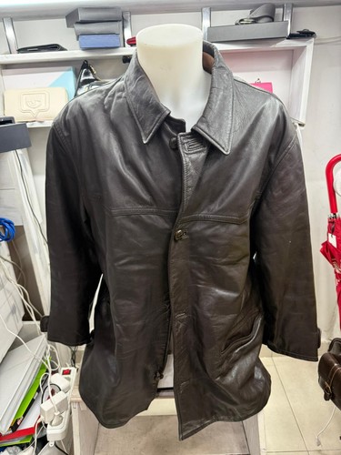 Giacca cappotto pelle - , uomo