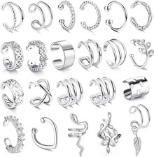 22Pcs Ear Cuffs Orecchini