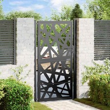 Cancello da giardino nero